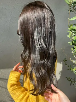 ロング カラー yoke. GARDEN所属・目黒 彩花のヘアスタイル