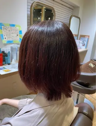 ショート カラー 🍀ヘアケア特化✨ ナカザワ/air店のヘアスタイル