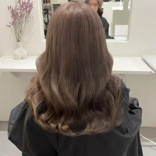 セミロング カラー MOE🐈‍⬛🎀 エクステ/ワンホンのヘアスタイル