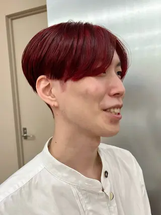 ショート カラー メンズ 矢場町/栄/上前津/ 佐藤祐希のヘアスタイル