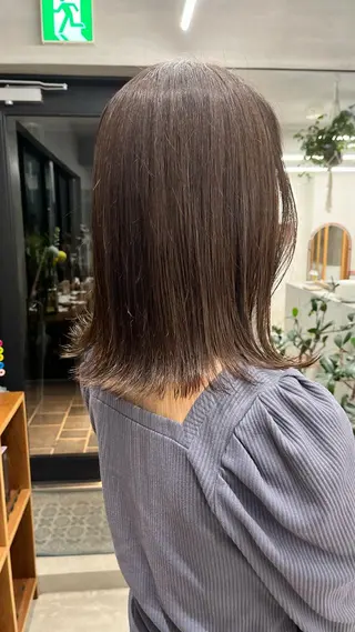 ミディアム カラー nalu.所属・前山 七海のヘアスタイル