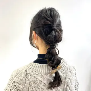 ロング ヘアアレンジ an池袋本店所属・🌷吉野ひかり🌷 カットモデル募集✂️のヘアスタイル