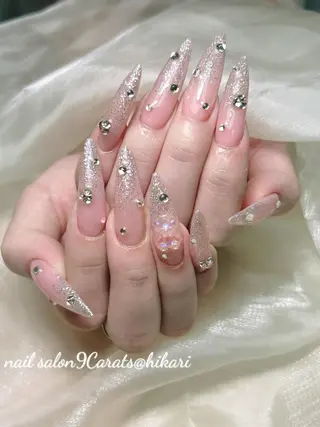 ネイル 💜ワンホンネイル ナインカラット💎のネイルデザイン