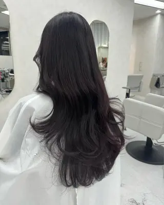 ロング 韓国ヘア特化🇰🇷 心斎橋【ユリカ】のヘアスタイル