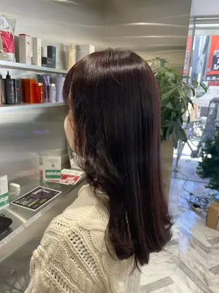 セミロング カラー 🧁はるひ/ ZEST八王子🟡のヘアスタイル