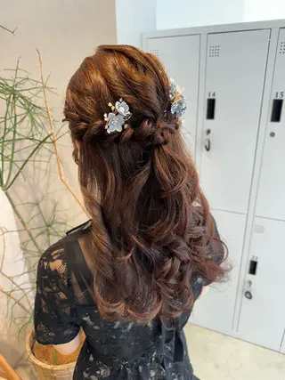 ヘアアレンジ 透明感カラー✨艶髪 制作🌱山根あゆみのヘアスタイル