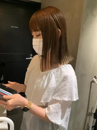ミディアム カラー アンニュイヘア🪽 ayumiのヘアスタイル