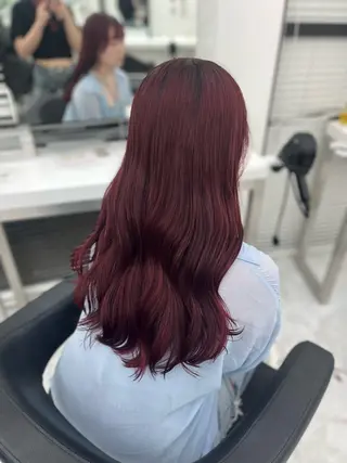 ロング カラー ヘアアレンジ 艶髪ハイトーン🫧 Kurehaのヘアスタイル