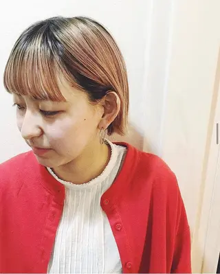 ショート カラー yuki hair所属・yuki watanabeのヘアスタイル