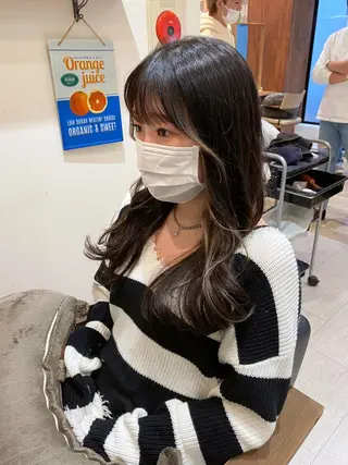 ロング 韓国トレンドヘア しゅーやのヘアスタイル