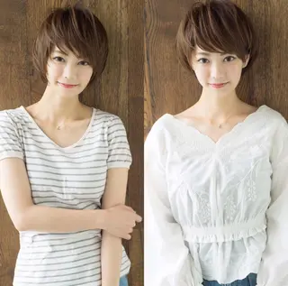 ショート 髪質改善くすみカラー 🍀/石川大輔のヘアスタイル