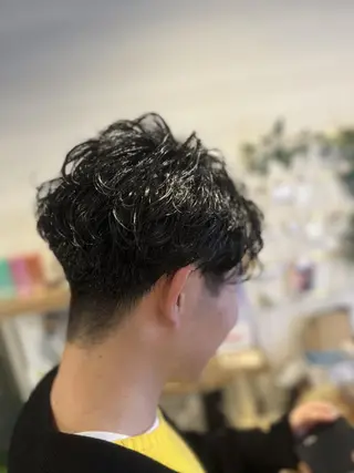 パーマ メンズ 個室型美容室san 都賀店のヘアスタイル
