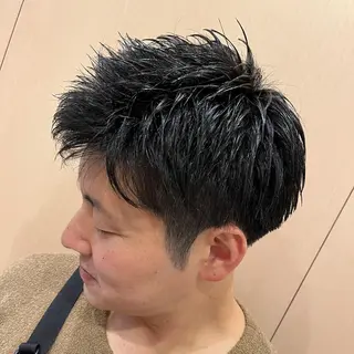 ショート メンズ HIRO GINZA  銀座一丁目店所属・三浦 凪砂のヘアスタイル