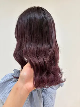 カラー 🍒暖色 girly AYANA🍒のヘアスタイル