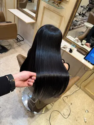 ロング 🌹古川暁 髪質改善縮毛矯正🌹のヘアスタイル