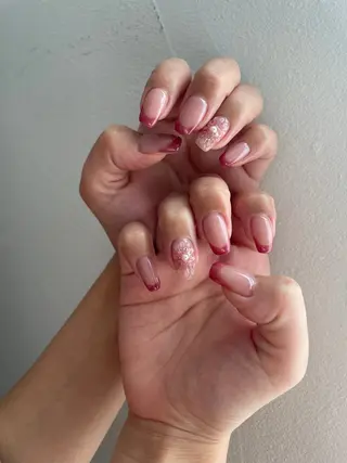 ネイル 甲府市徳行 🧸prunelleのネイルデザイン