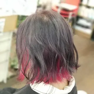 ミディアム カラー 植田 /エクステ /ブリーチ/髪質改善のヘアスタイル