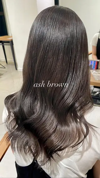 セミロング カラー fullbloom hair&spa所属・DAIKIベージュ 🍂レイヤーカットのヘアスタイル