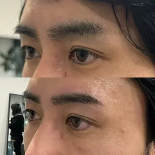 メンズ アイブロウ Hémireve Shirokane所属・トロイアルケ🩵 美眉EMIの眉毛・アイブロウイメージ