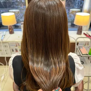 ロング カラー 西村 亜弥のヘアスタイル