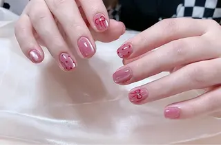 ネイル pink lady サロン・紬のネイルデザイン