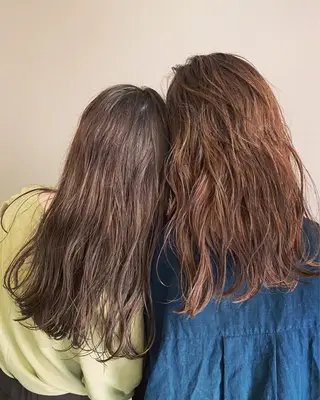 ロング カラー ヘアアレンジ 谷川 あかりのヘアスタイル