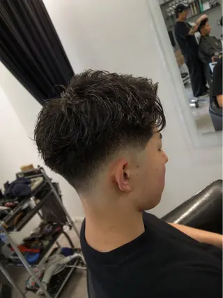 ショート パーマ メンズ INTRO SHIBUYA by Fi-Ne所属・💈メンズフェード 特化DAIYA💈のヘアスタイル