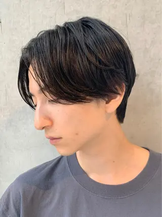 ショート パーマ メンズ 江﨑 翔のヘアスタイル