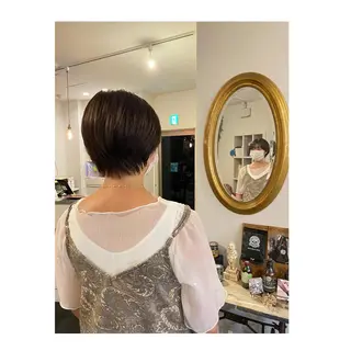 ショート カラー eight所属・丸山 甲斐のヘアスタイル