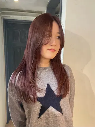 ロング カラー mio ／ハイトーンのヘアスタイル