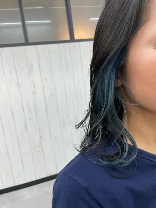 ミディアム カラー 栄/久屋大通り/韓国 /透明感/横山🩵のヘアスタイル