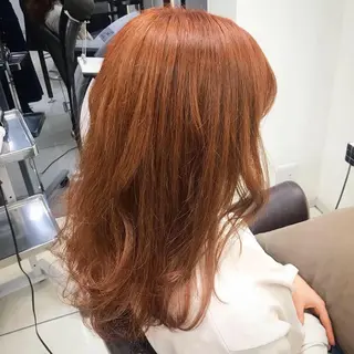 セミロング カラー ヘアアレンジ シールエクステ✨️韓 国羽エクステ🪽和希のヘアスタイル