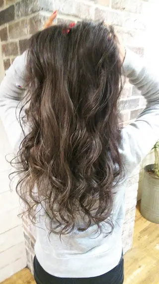 セミロング カラー パーマ ヘアアレンジ メンズ キッズ ネイル マツエク・マツパ Beauty&Relaxation MEGUMI所属・MEGUMI megumiのヘアスタイル