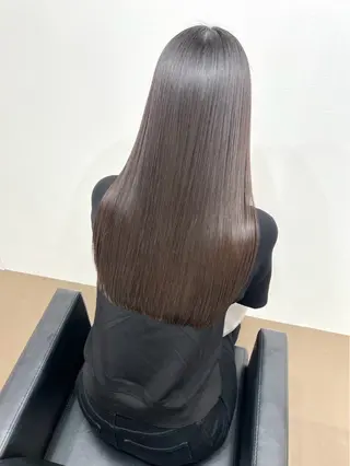 ロング ✨津田佐功/兵庫三宮 /カラー/縮毛矯正✨のヘアスタイル