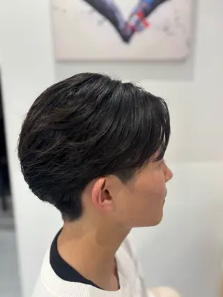 ショート パーマ メンズ メンズ特化韓国風 パーマスタイル/りんのヘアスタイル