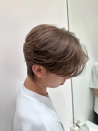 ショート カラー パーマ メンズ KING of hair byNOISM所属・京都メンズ特化✨ No. 1/ユウキのヘアスタイル