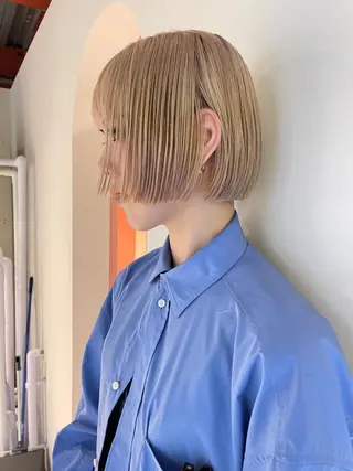 ショート GO TODAY SHAiRE SALON 梅田NU茶屋町店所属・今村彩巴 ボブ/ストレートのヘアスタイル