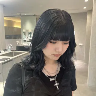 ミディアム SOL あづきのヘアスタイル