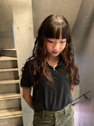 ロング パーマ shoko/ 海外ガール風パーマのヘアスタイル