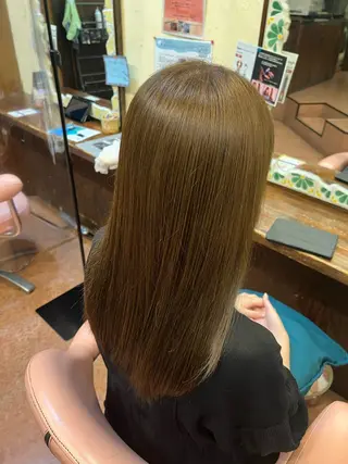 セミロング 片岡 なずなのヘアスタイル
