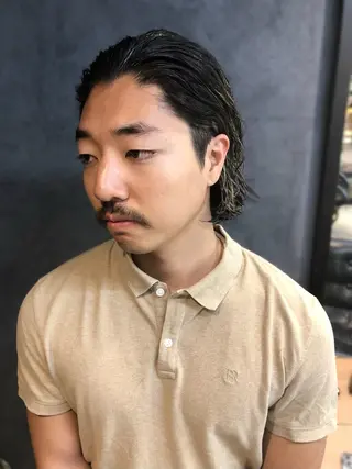 パーマ ヘアアレンジ メンズ 栗原 侑也のヘアスタイル