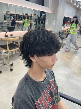 ショート パーマ メンズ fifth  SAKAE所属・山本千太 ✨メンズパーマ✨のヘアスタイル