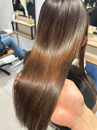 ロング カラー 弱酸性ストレート 髪質改善/小野寺のヘアスタイル