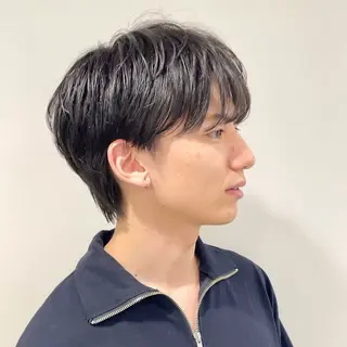 メンズ COALL nex the salon所属・透け感グレージュ ふうか　渋谷のヘアスタイル