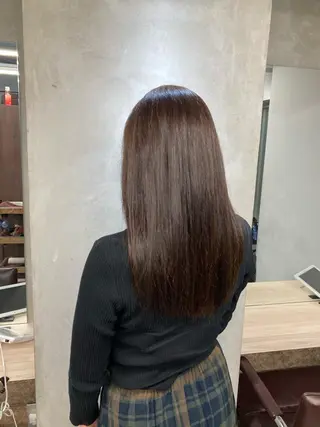 ロング カラー ブリーチ&似合せボブ 田中寛十のヘアスタイル