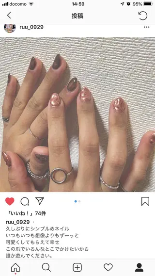 ネイル 隠れ家一戸建て金町 HIROMI 葛飾区のネイルデザイン