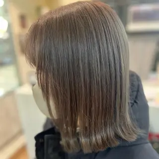 ミディアム カラー NYNY☃️上新庄 ❄️石川瑠青のヘアスタイル