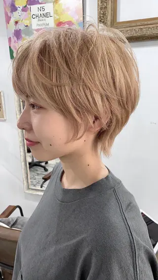 ショート カラー エクステ（レミー毛） NINEのヘアスタイル