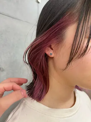 ミディアム カコ/レイヤーカット ヘアアレンジのヘアスタイル