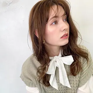 ロング カラー パーマ Sana / 韓国ヘア / カラーのヘアスタイル